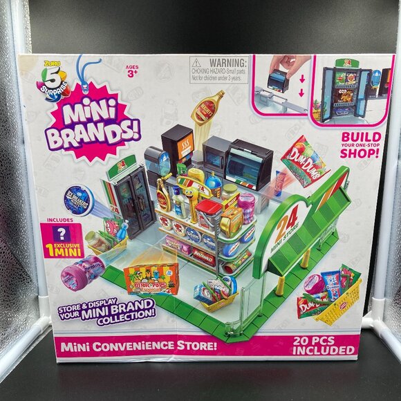 Zuru 5 Surprise Mini Brands Mini Convenience Store 1 Exclusive Mini 20 Pcs. - Picture 1 of 3